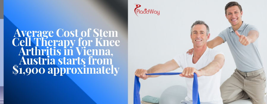 Average Cost of Stem Cell Therapy for Knee Arthritis in Vienna, Austria starts from $1,900 approximately
